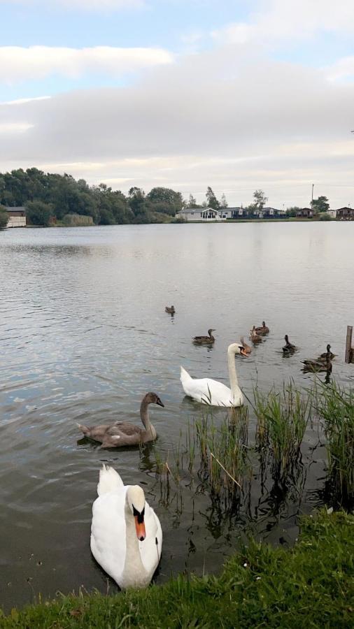 Widgeon Bespoke Cabin Is Lakeside With Private Fishing Peg, Hot Tub Situated At Tattershall Lakes Country Park Εξωτερικό φωτογραφία